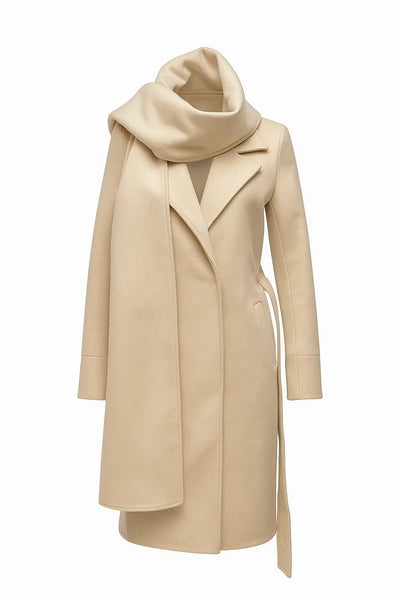 Wool-Blend Coat β Classic Minimalist Elegance