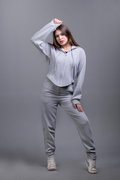 gray Melton training Suit