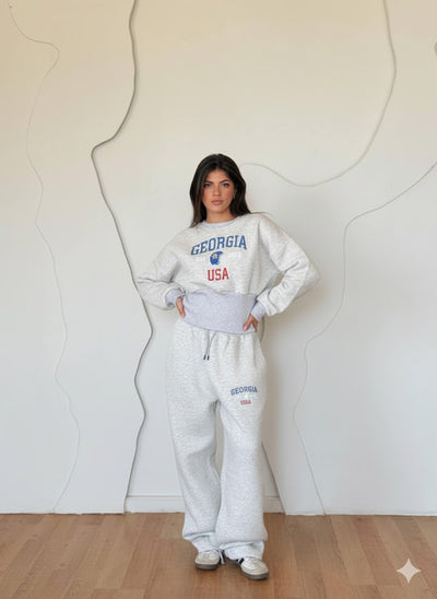 Georgia USA Sweatshirt & Jogger Set – Casual Comfort