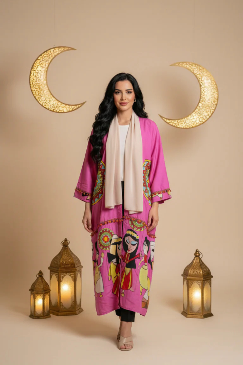 Basic Wear Club | Oriental Nights Kaftan | Elegant Modest Kaftan Dress for Women