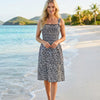 Basic Wear Club | Flory Rayon Cotton Sleeveless camouflage Mini Dress