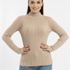 Turtleneck Knit Basic Sweater