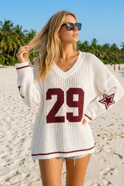 Basic Wear Club | Knitted Beach Jersey Cover-Up | Summer Beachwear for Women