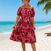 Basic Wear Club | Flory Short Sleeves Mini Dress | Summer Dress for Women