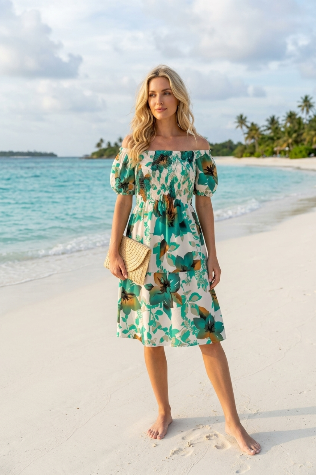 Basic Wear Club | Flory Short Sleeves Mini Dress | Summer Dress for Women