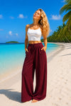 Basic Wear Club | Plain Soft Pants | Lightweight Casual Pants for Women