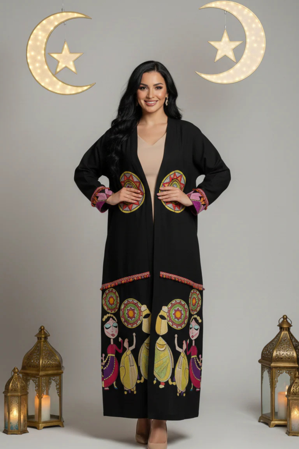 Basic Wear Club | Oriental Nights Kaftan | Elegant Modest Kaftan Dress for Women
