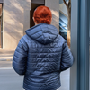 Navy Blue Waterproof Puffer Jacket