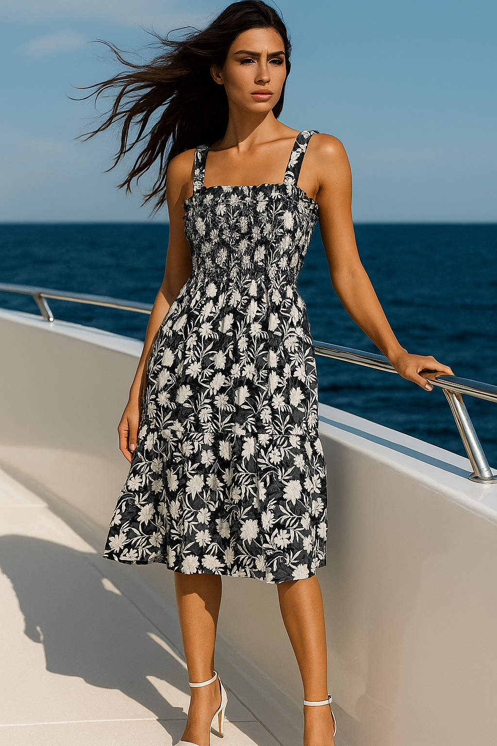 Floral Sleeveless Mini Dress