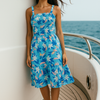 Floral Sleeveless Mini Dress