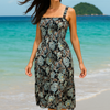 Mini Flory Sleeveless Dress Rayon Cotton