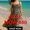 Dark Flory Rayon Cotton Sleeveless Maxi Dress