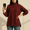 Essential Soft Knit Pullover Over Size Sweater