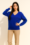 Classic V-Neck Knit Sweater