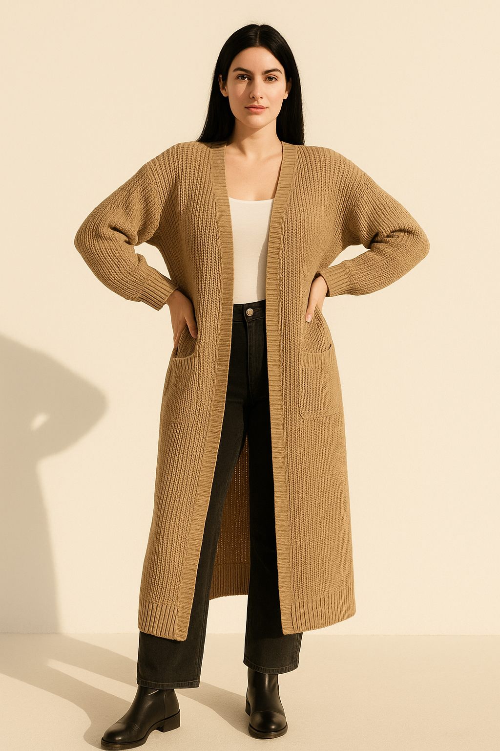 Cozy Oversized Knit Cardigan