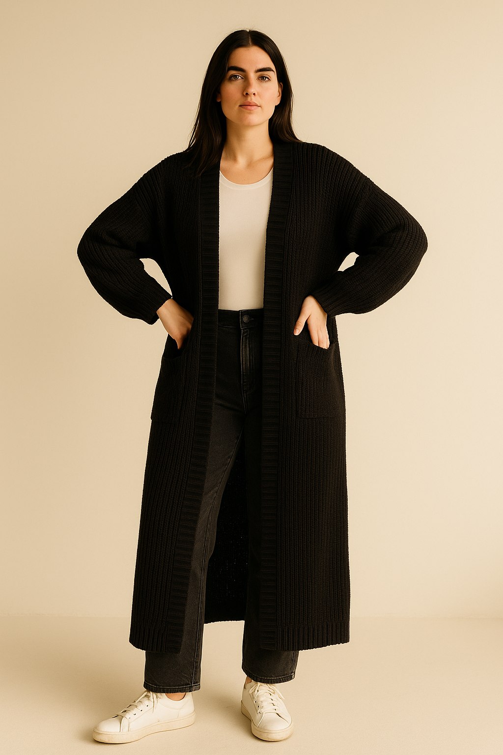 Cozy Oversized Knit Cardigan