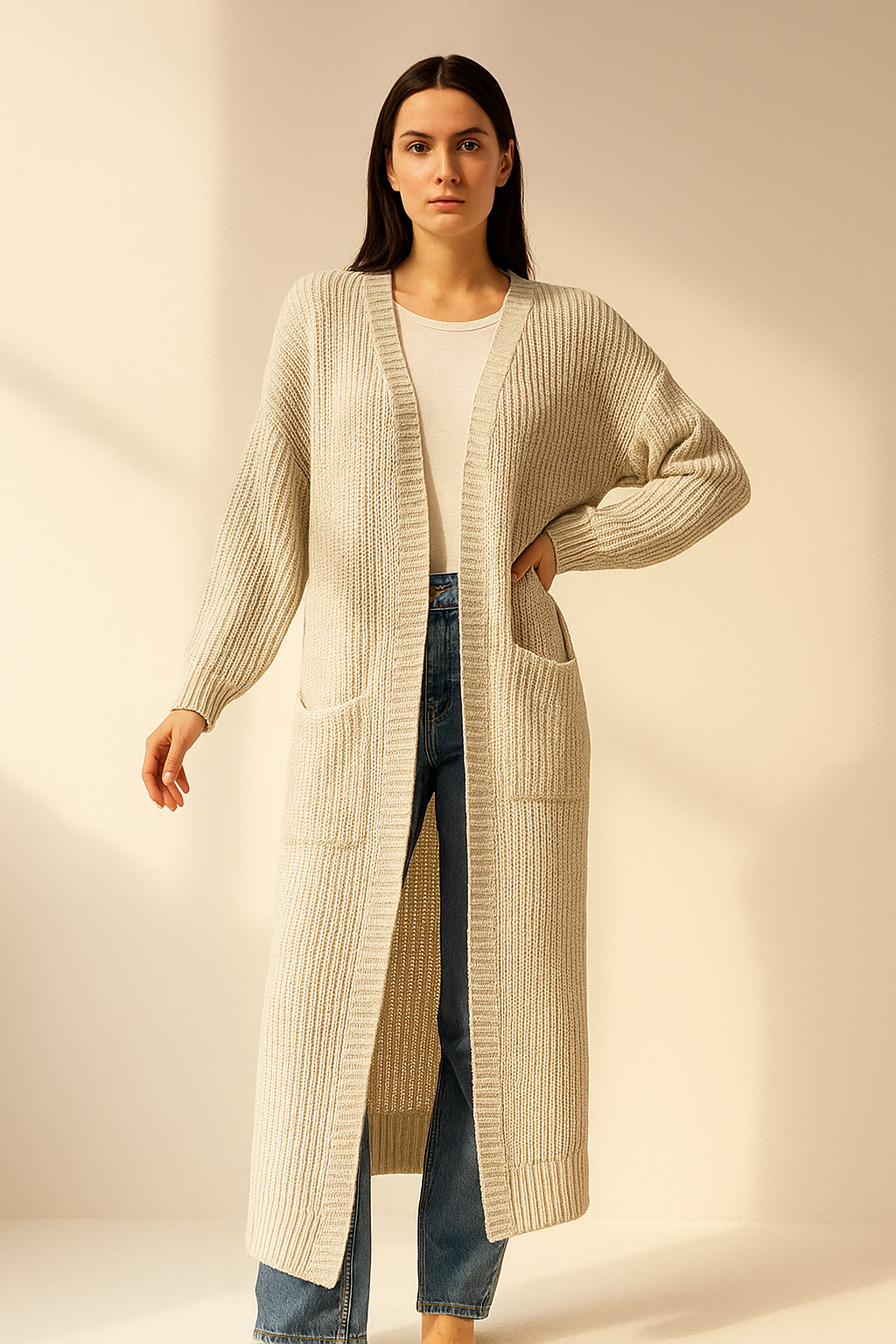 Cozy Oversized Knit Cardigan