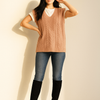 V-Neck Cable Knit Sweater Vest