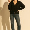 Chunky Knit Button-Up Sweater
