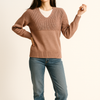 Classic V-Neck Knit Sweater
