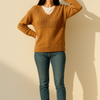 Classic V-Neck Knit Sweater