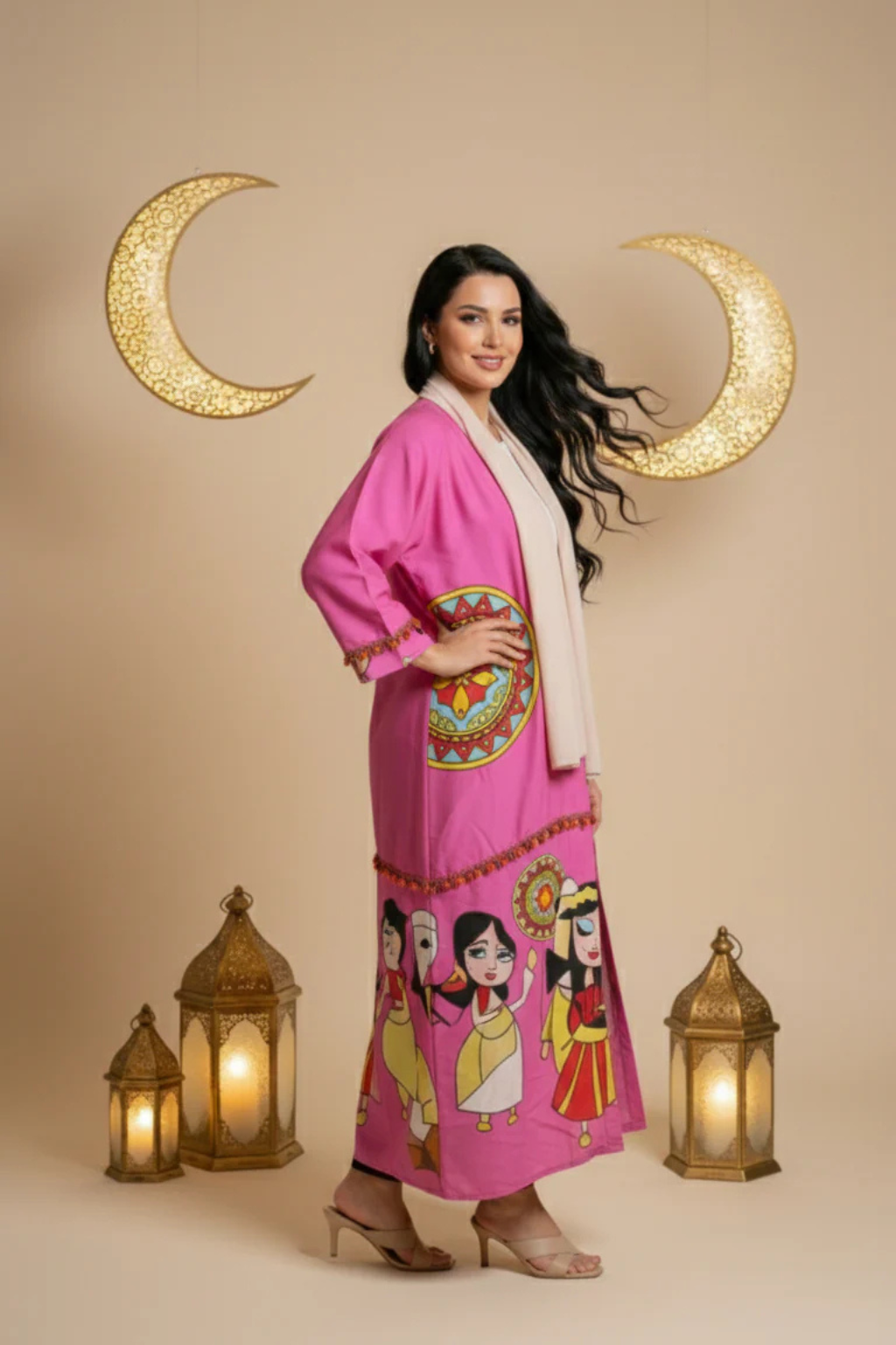 Basic Wear Club | Oriental Nights Kaftan | Elegant Modest Kaftan Dress for Women