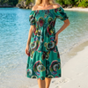 Basic Wear Club | Flory Short Sleeves Mini Dress | Summer Dress for Women