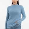 Turtleneck Knit Basic Sweater