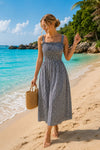Basic Wear Club | Floral Rayon Cotton Sleeveless Maxi Dress | Summer Beach Dress for Women