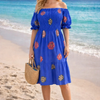 Basic Wear Club | Cotton Embroidered Mini Dress | Summer Beach Dress for Women in Egypt