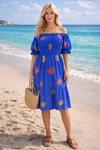 Basic Wear Club | Cotton Embroidered Mini Dress | Summer Beach Dress for Women in Egypt