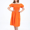 Rayon Short Sleeves Mini Dress