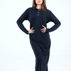 Cotton Polo Long Sleeves Dress
