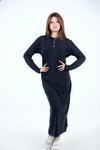 Cotton Polo Long Sleeves Dress