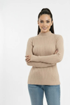 Turtleneck Knit Basic Sweater