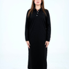 Cotton Polo Long Sleeves Dress