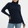 Turtleneck Knit Basic Sweater