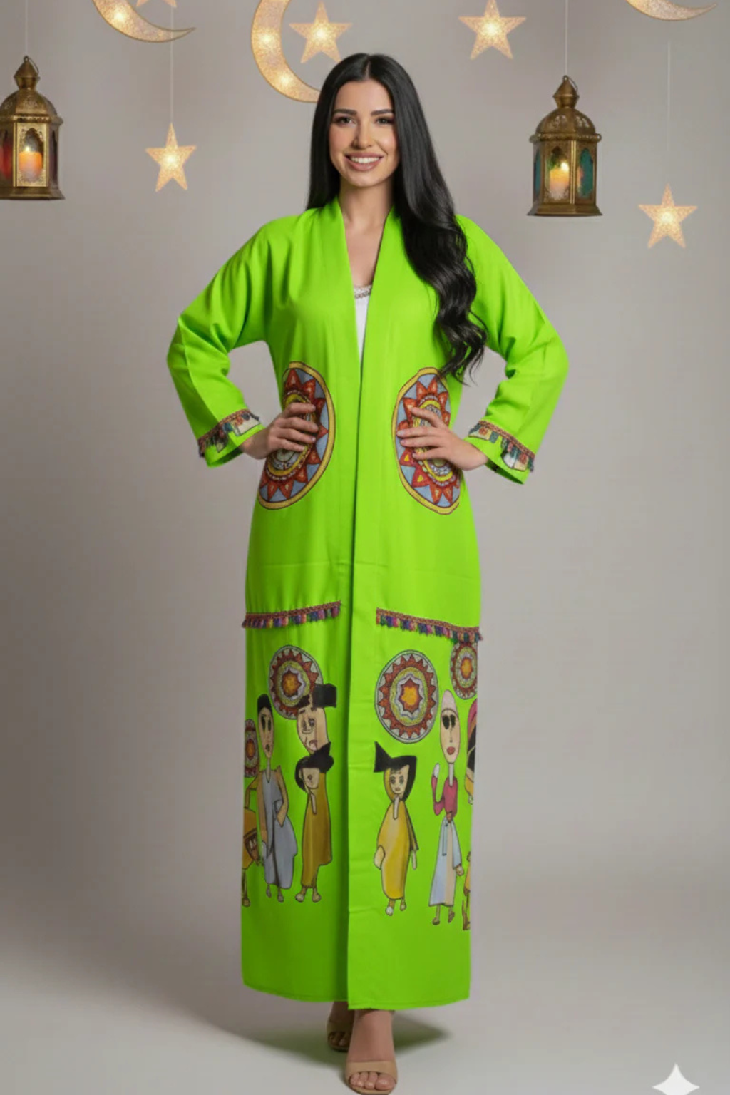 Basic Wear Club | Oriental Nights Kaftan | Elegant Modest Kaftan Dress for Women