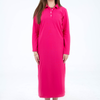 Cotton Polo Long Sleeves Dress