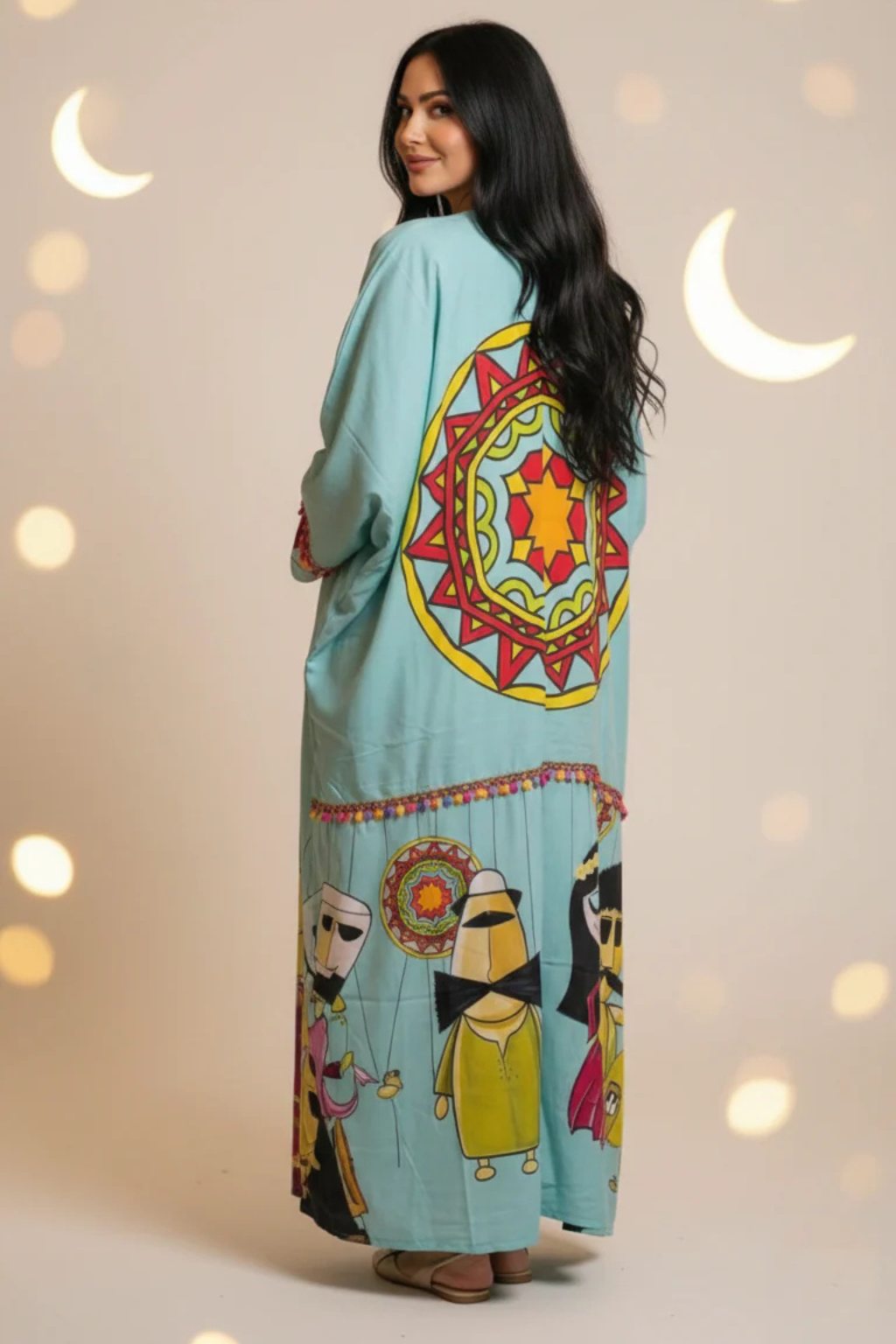 Basic Wear Club | Oriental Nights Kaftan | Elegant Modest Kaftan Dress for Women