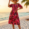Basic Wear Club | Flory Short Sleeves Mini Dress | Summer Dress for Women