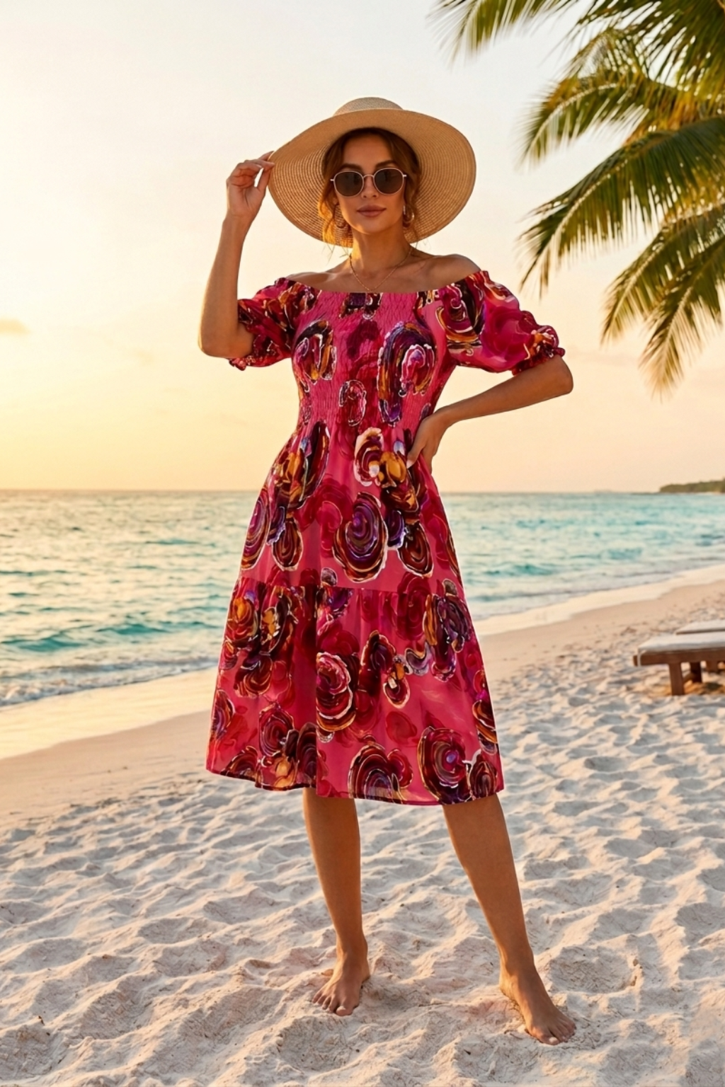 Basic Wear Club | Flory Short Sleeves Mini Dress | Summer Dress for Women