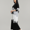 Abstract Color-Block Maxi Dress