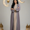 Basic Wear Club | Geometric Trim Open Kaftan | Cardigan
