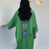 Basic Wear Club | Geometric Trim Open Kaftan | Cardigan