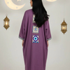 Basic Wear Club | Geometric Trim Open Kaftan | Cardigan