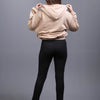beige Cozy Melton Hoodie – Oversized