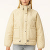 Beige Puffer Jacket