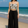 Black Plain Rayon Cotton Pants | Basic Wear Club