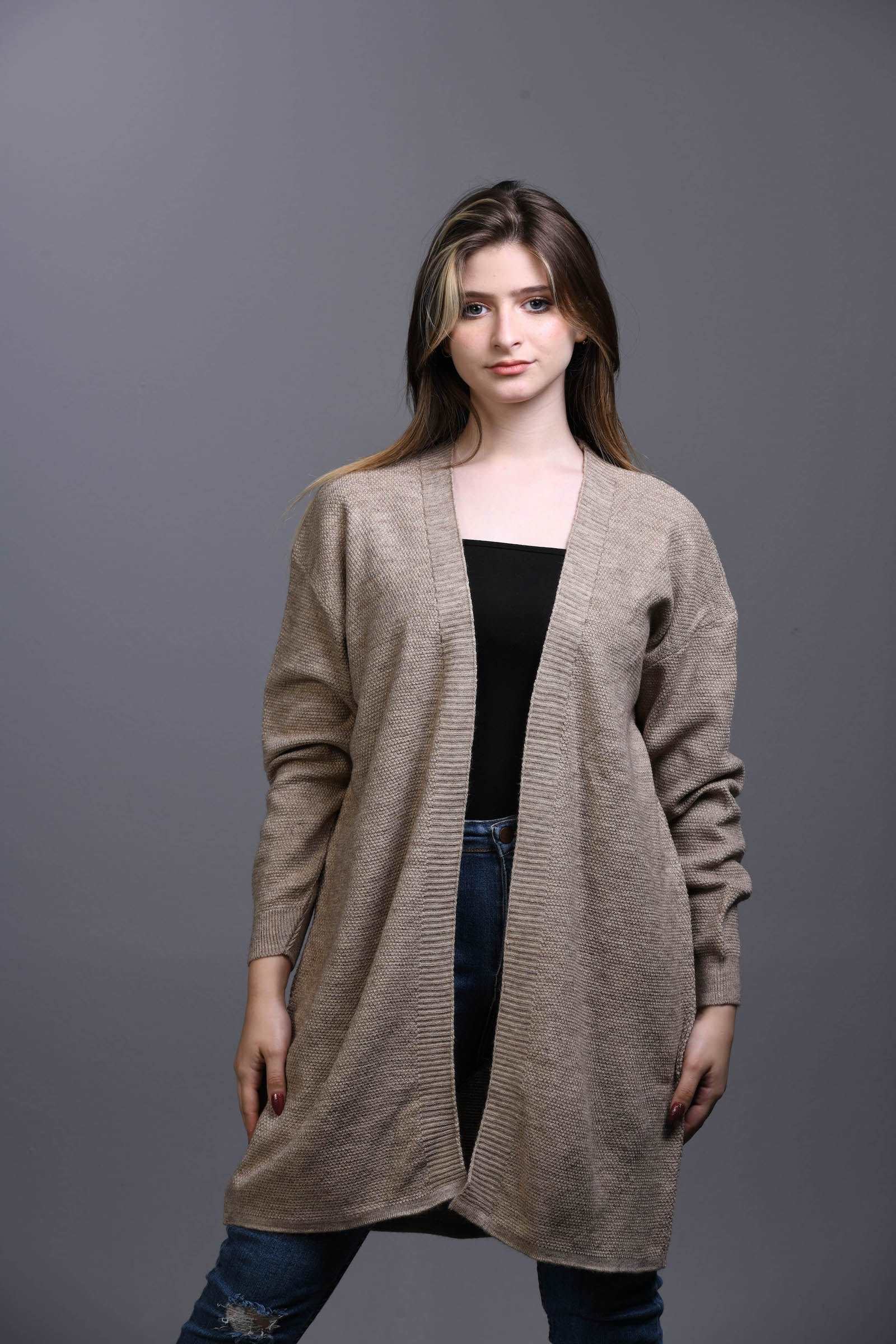café Open Knit Cardigan
